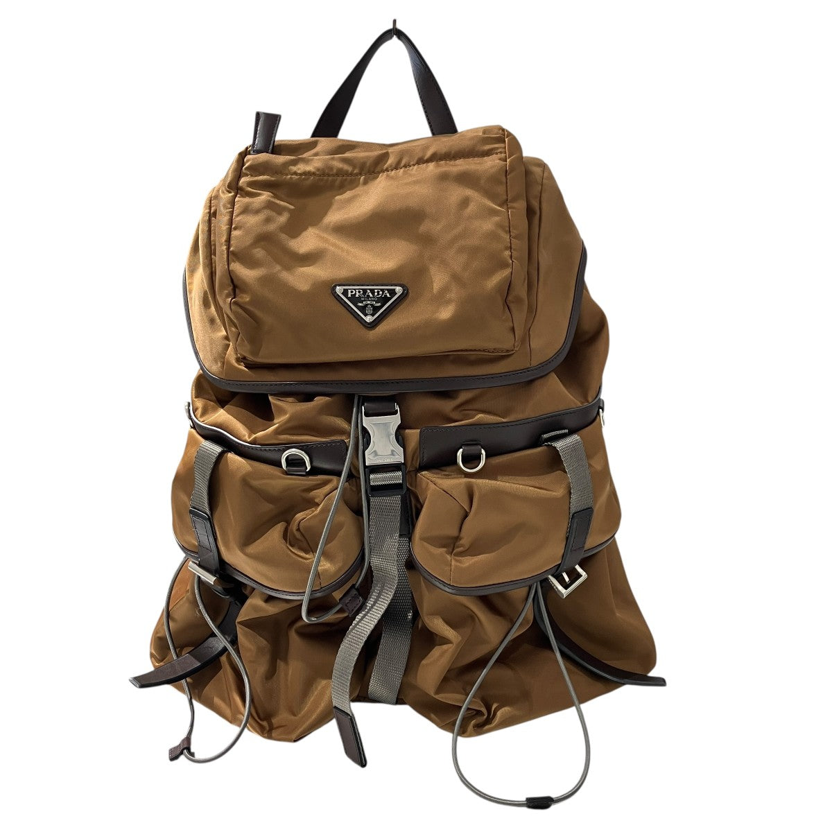 26SSRE-NYLON AND LEATHER BACKPACKバックパック2VZ117