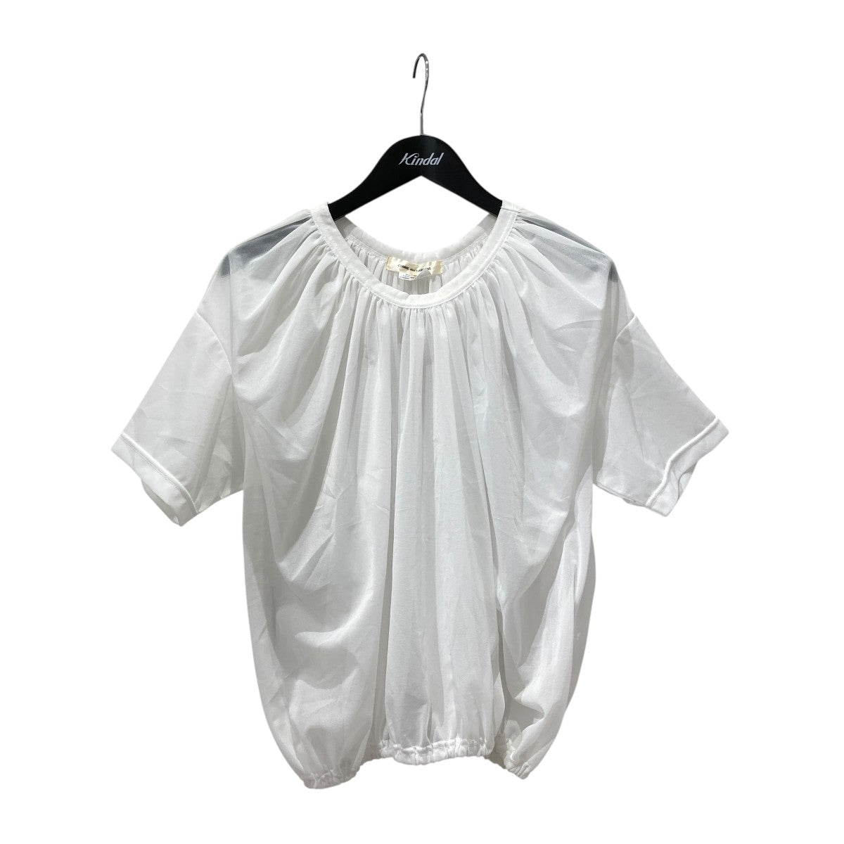 23SSシアー半袖プルオーバー半袖ブラウスGK-T020
