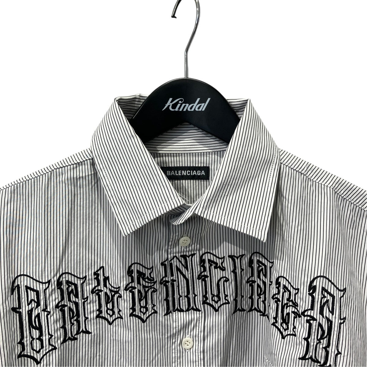 19SSTatoo Normal Fit Shirtストライプ長袖シャツ571444