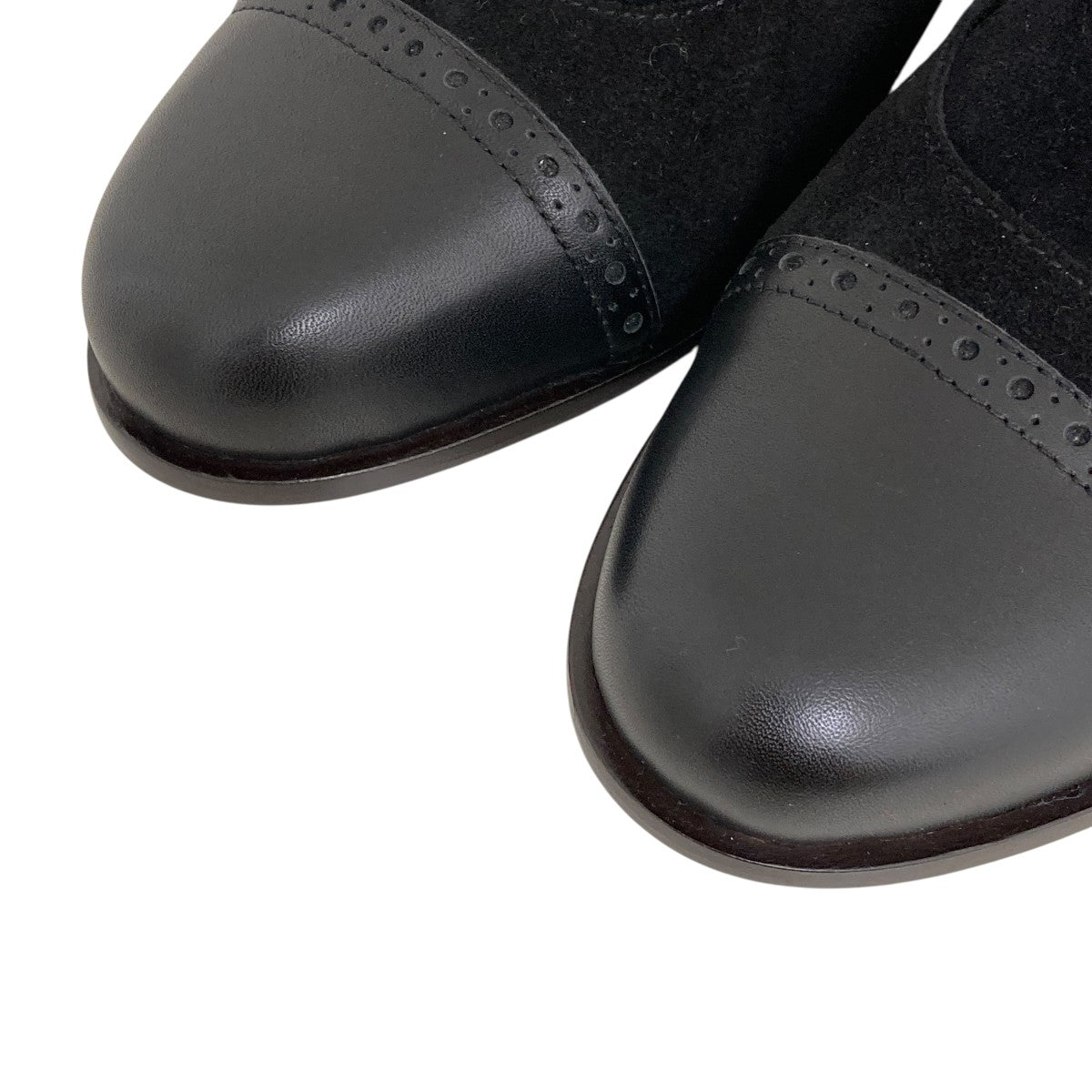 26SSCAP TOE BALLETレザーシューズ