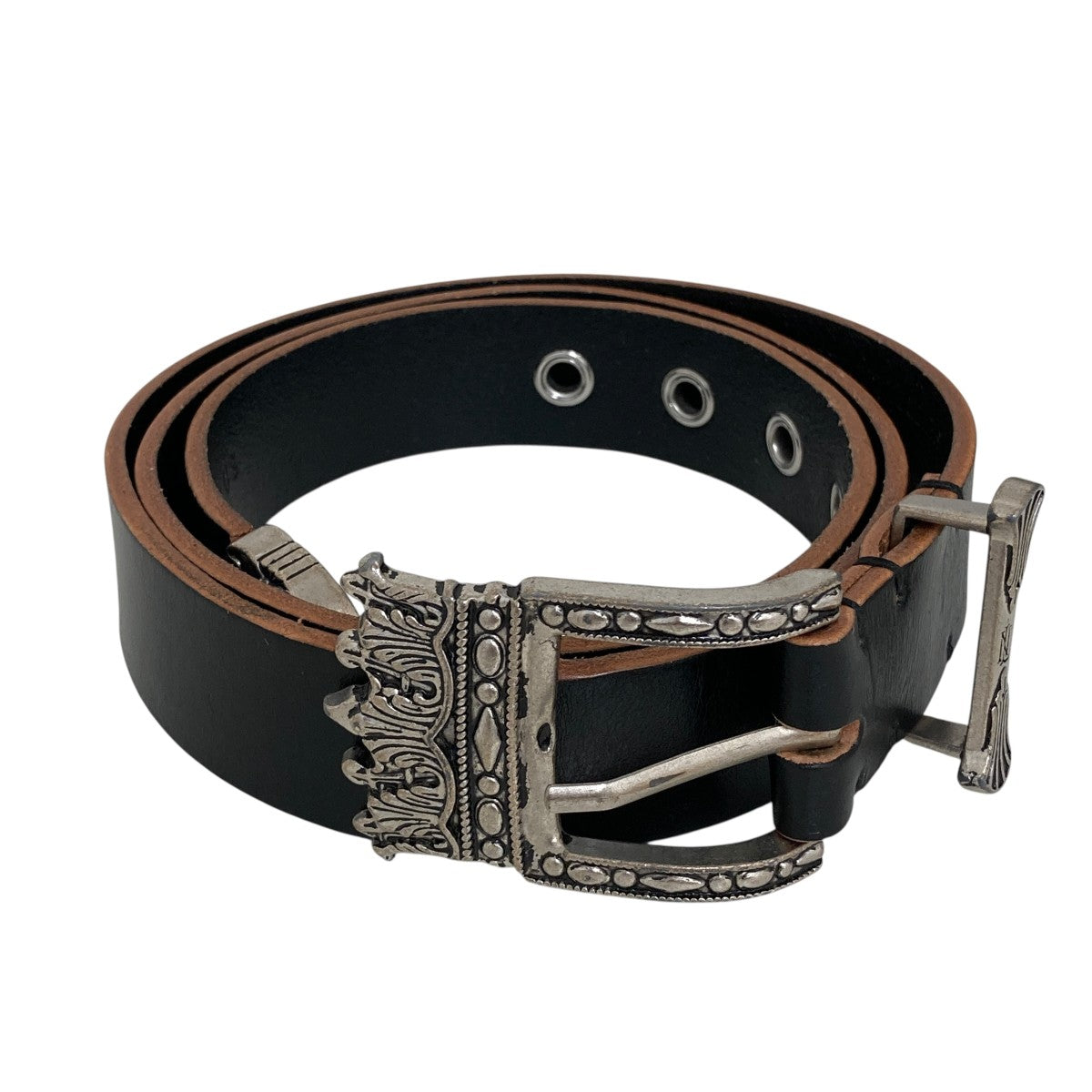 25AWSilver Filled King’s Beltレザーベルト