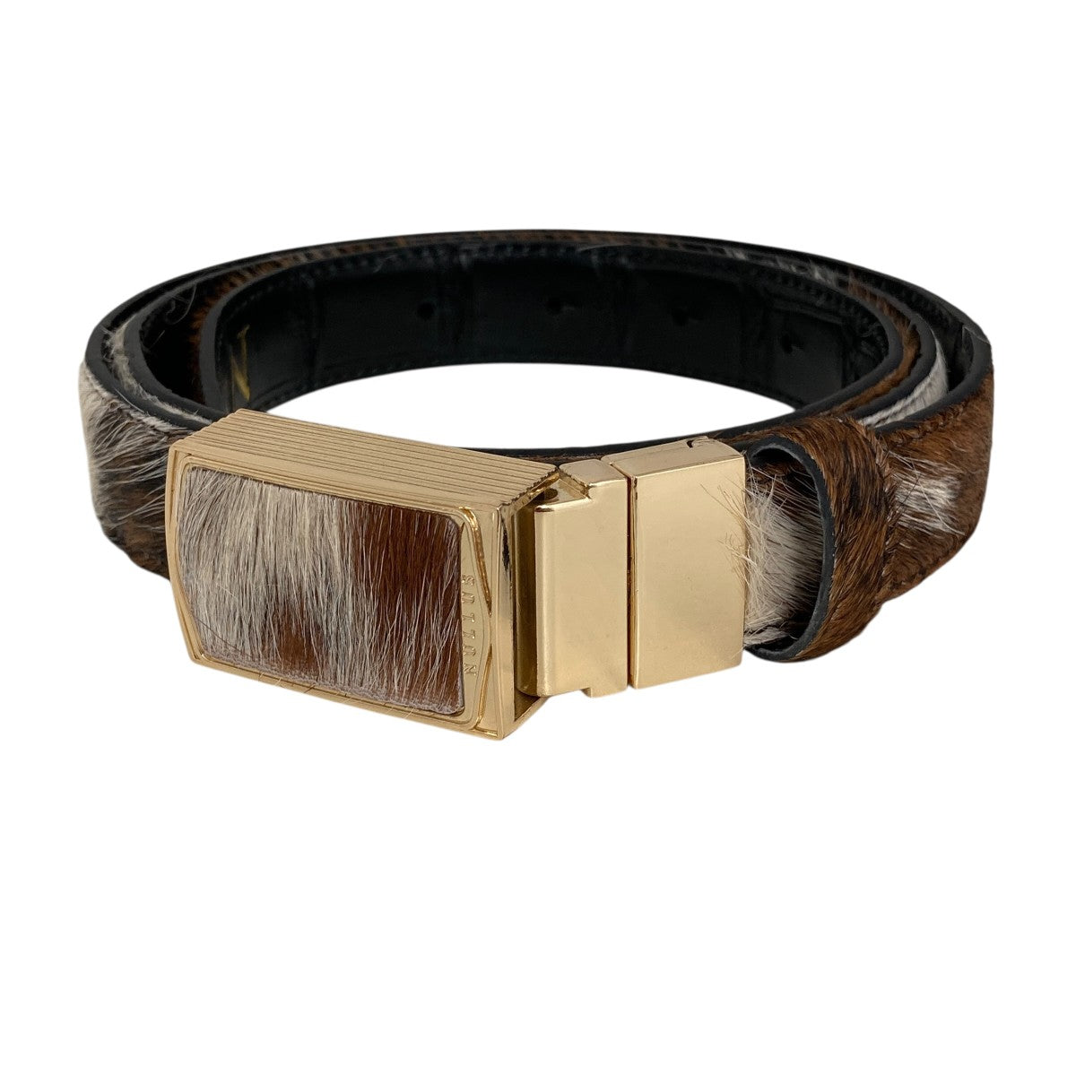 26SS18K Gold Plated Reversible Beltベルト