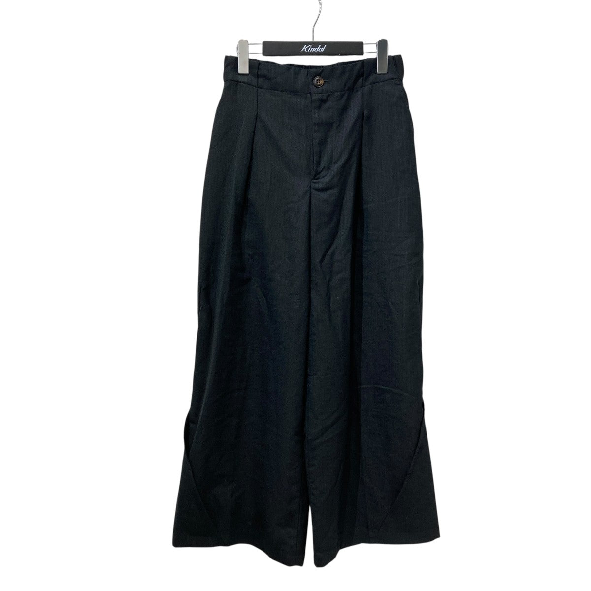 26SSWoolen Interweaved TrousersワイドパンツNUSS26TRO006