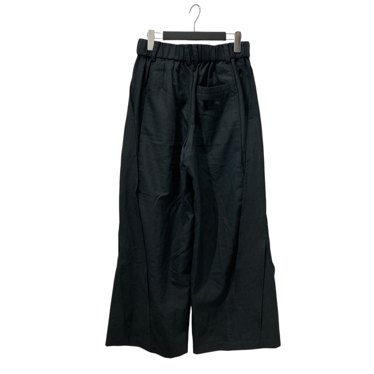 26SSWoolen Interweaved TrousersワイドパンツNUSS26TRO006