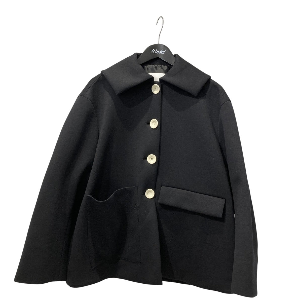 24AWFLAT-COLLAR SILHOUETTE COATコート300HS230-0000
