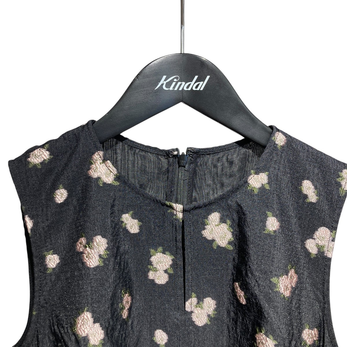 FLOWER JACQUARD ONEPIECEノースリーブワンピース10112-5313