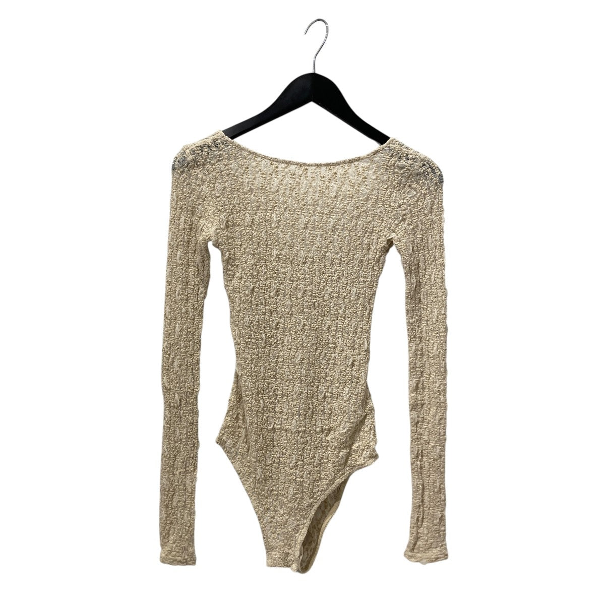 BACK OPEN LACE BODYSUIT長袖Tシャツ10105-1183