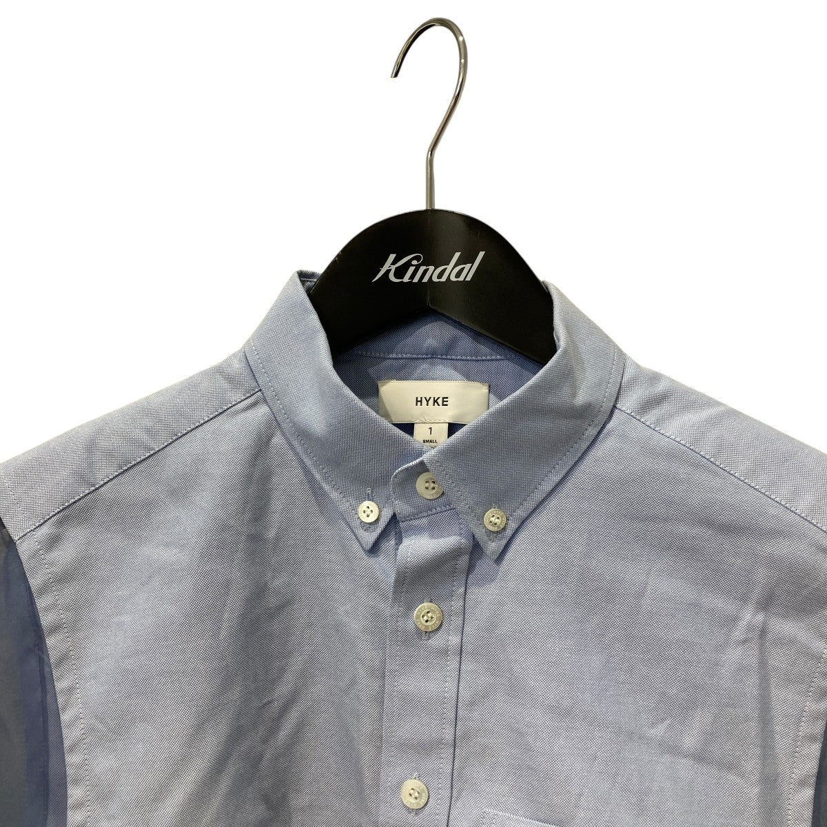 25SSOXFORD B．D． SHIRT WITH SHEER SLEEVEブラウス251-15246