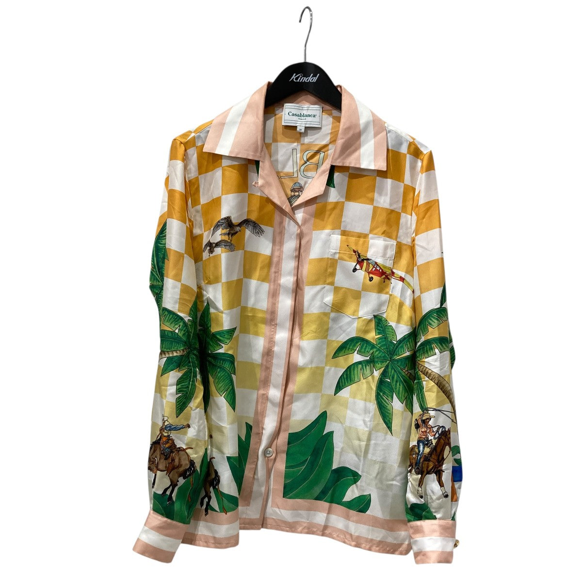 オープンカラーシャツCASABLANCA23SS-4