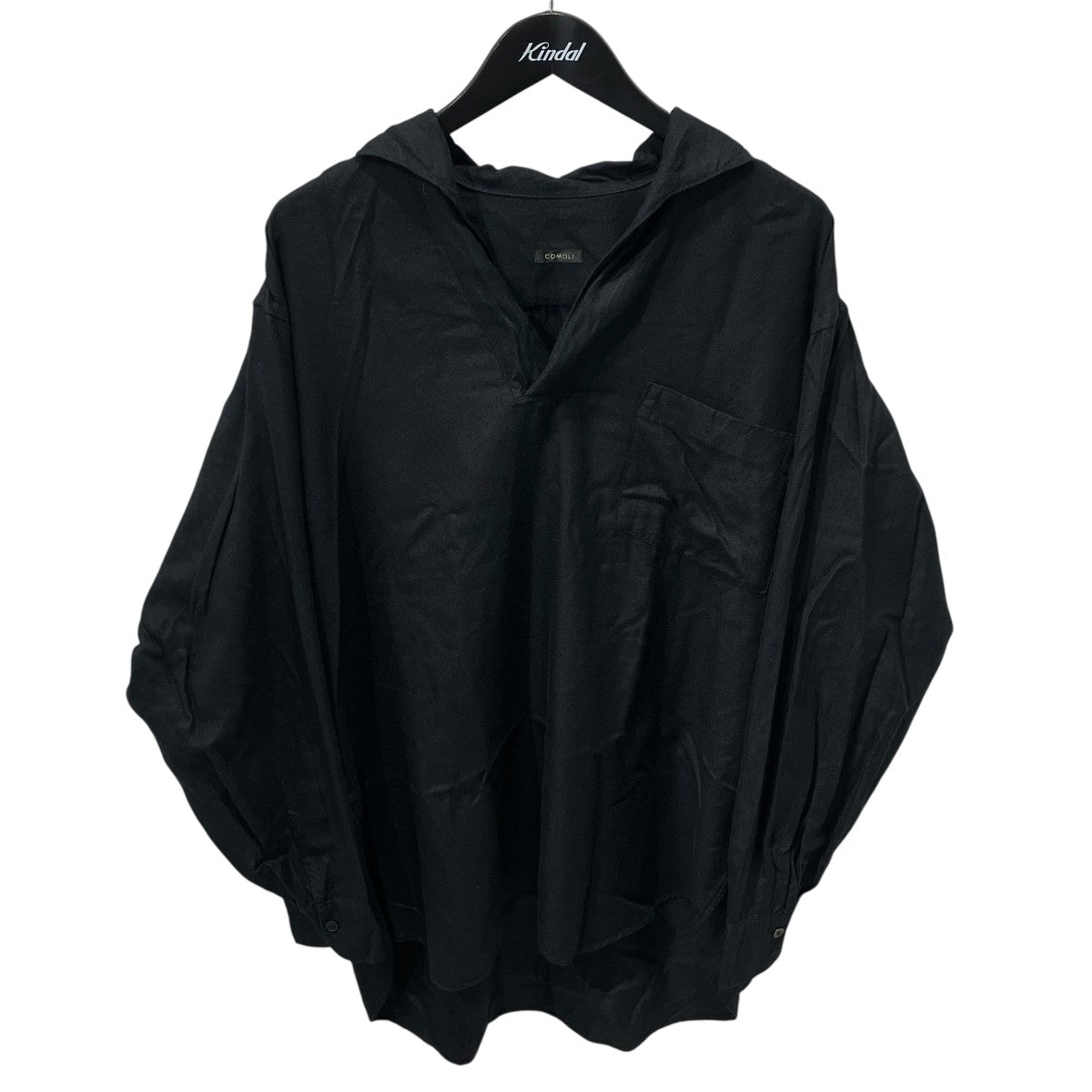 COMOLI スキッパーシャツV01-02004 古着・中古-1枚目のアイテム画像