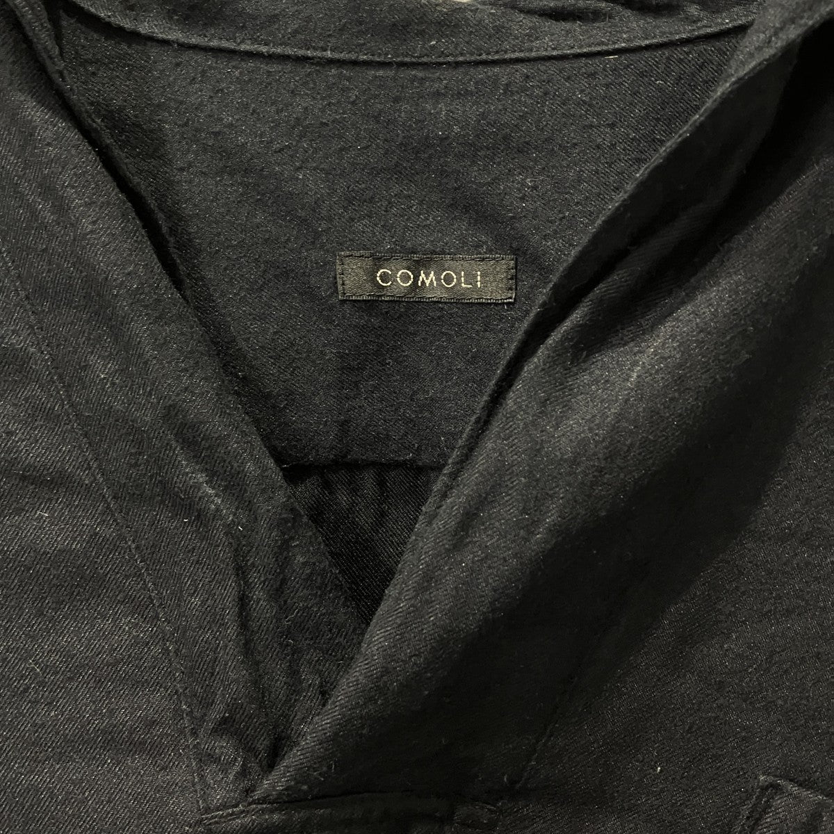 COMOLI スキッパーシャツV01-02004 古着・中古-5枚目のアイテム画像