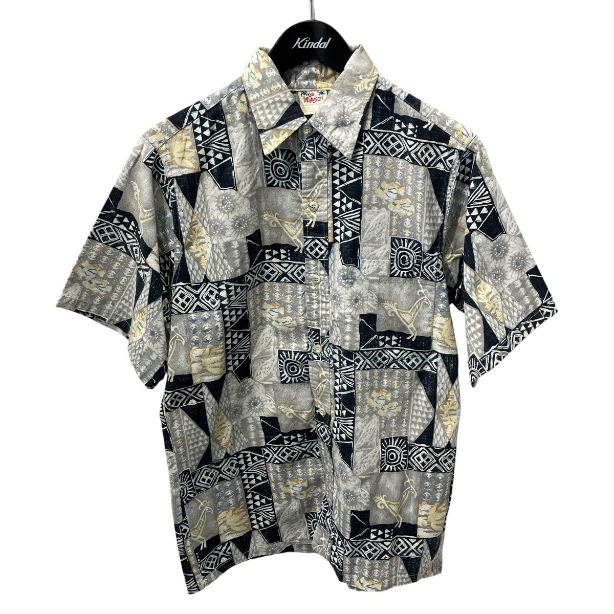 90sUSA製総柄アロハシャツ