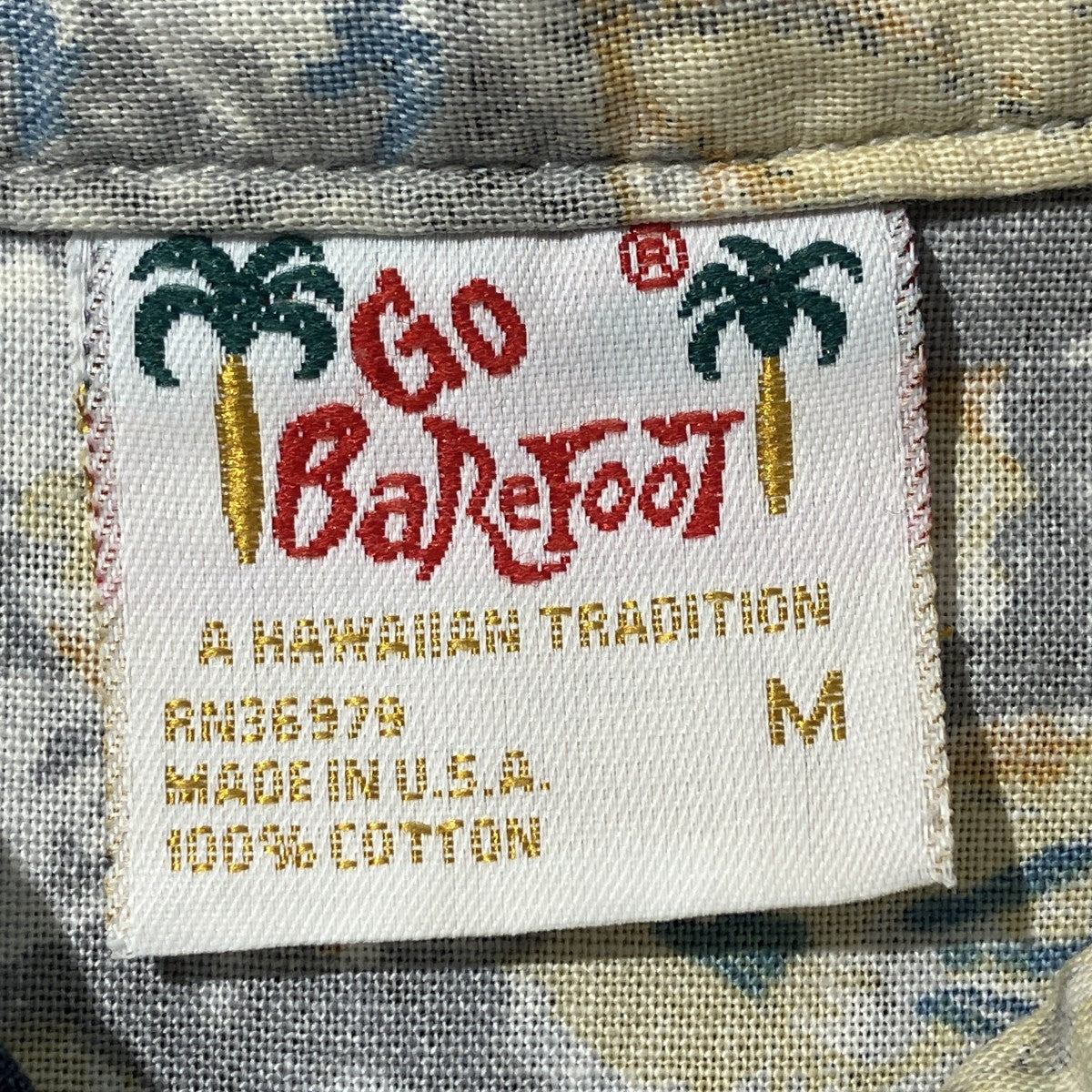 90sUSA製総柄アロハシャツ
