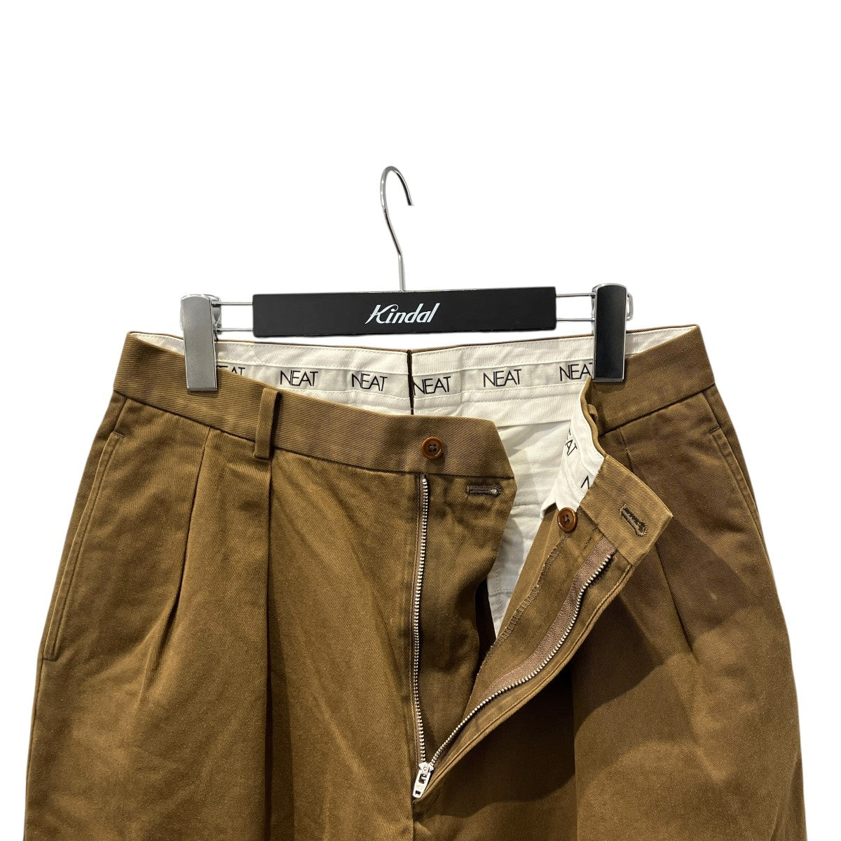Chino - Fade Brownコットンチノパンツ