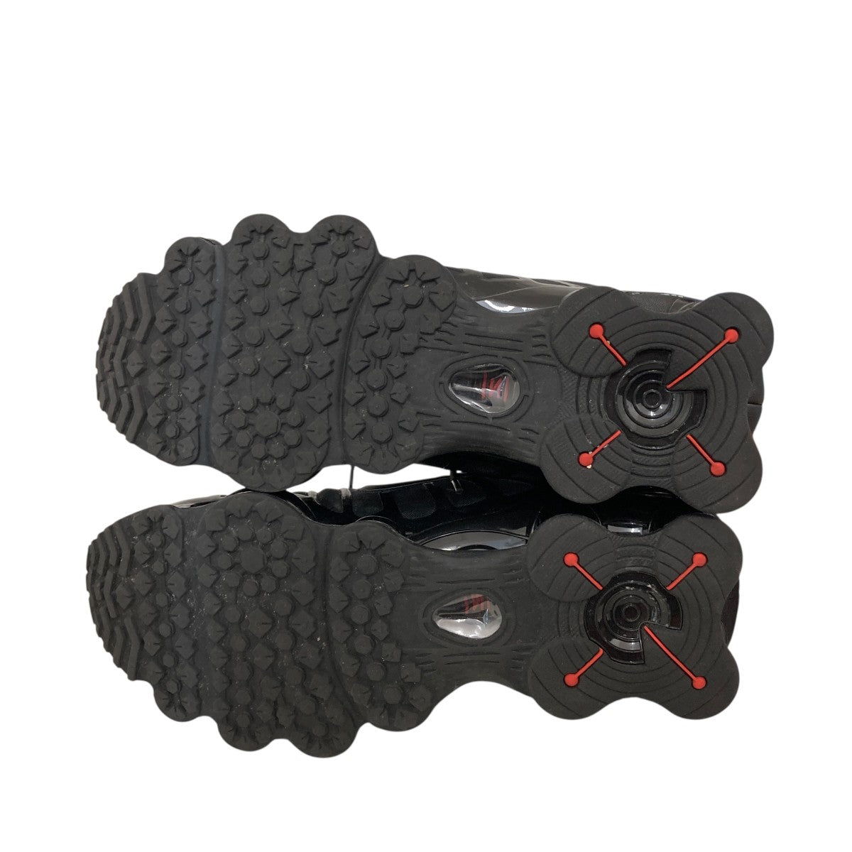 NIKE SHOX TL BLACK BLACK-MTLC HEMATITE-MAX ORANGEスニーカーAV3595-002