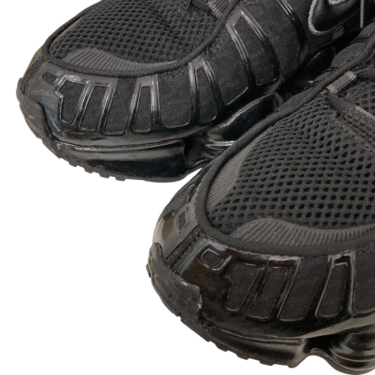 NIKE SHOX TL BLACK BLACK-MTLC HEMATITE-MAX ORANGEスニーカーAV3595-002