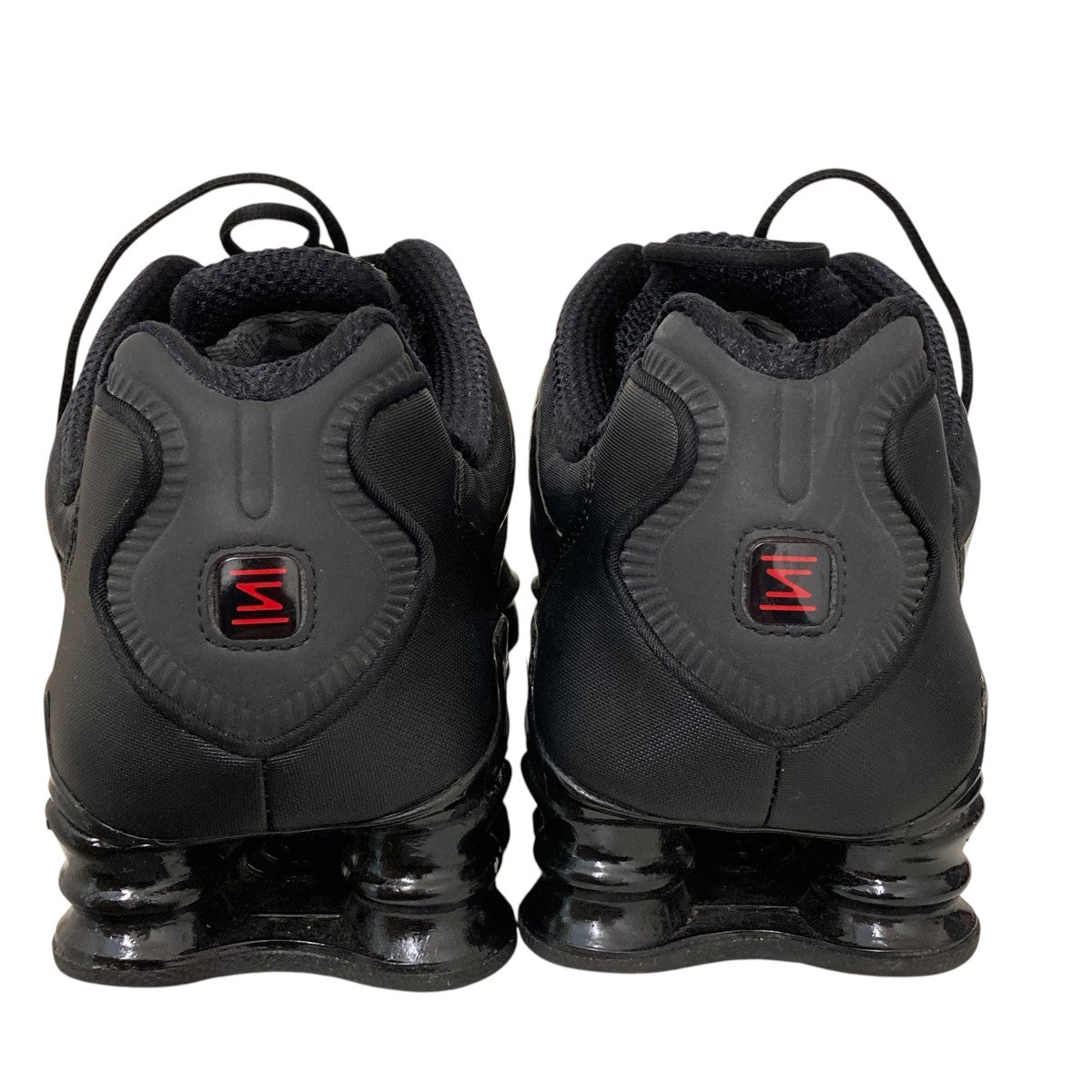 NIKE SHOX TL BLACK BLACK-MTLC HEMATITE-MAX ORANGEスニーカーAV3595-002