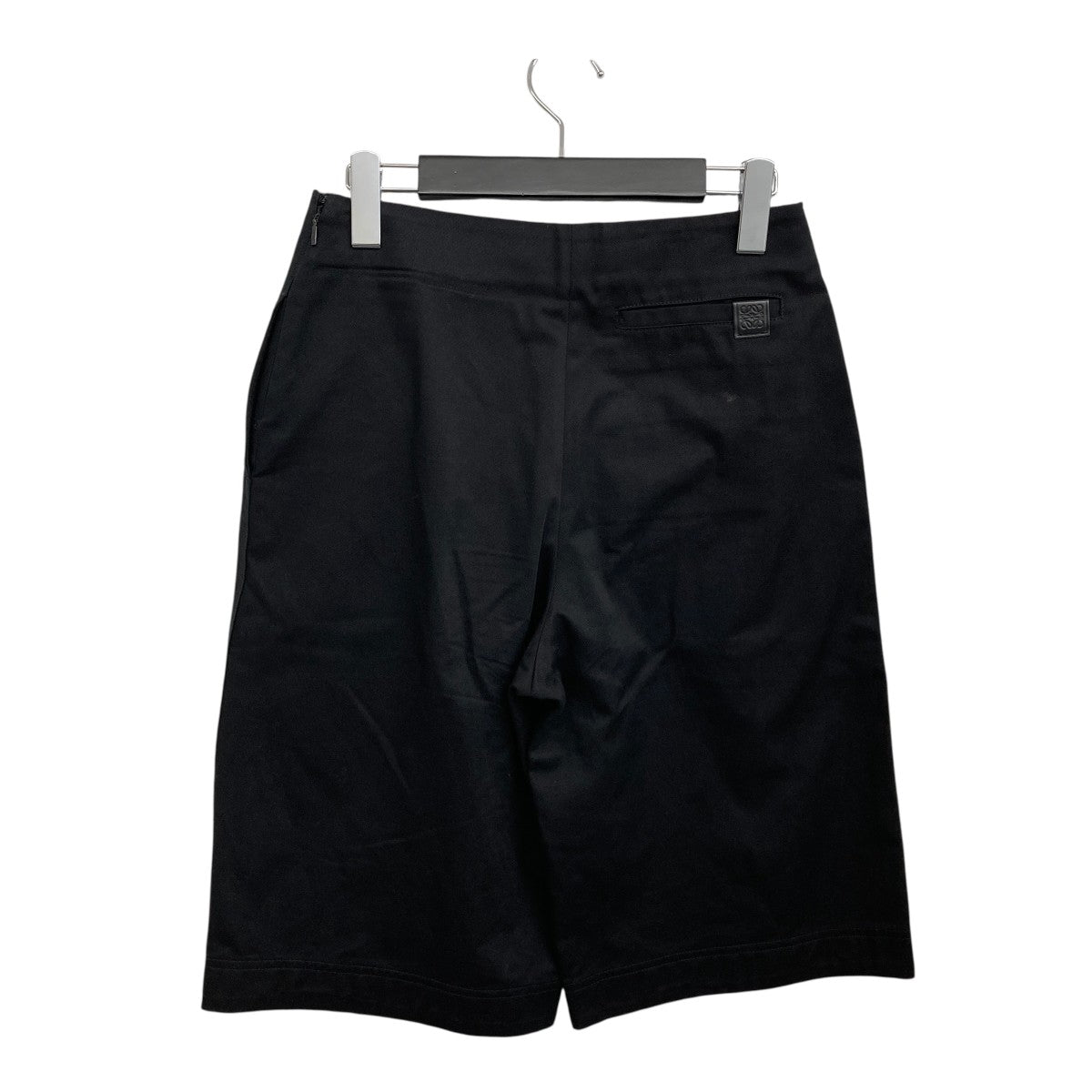 Logo Patch Pleated Cotton Shortsハーフパンツ1727170