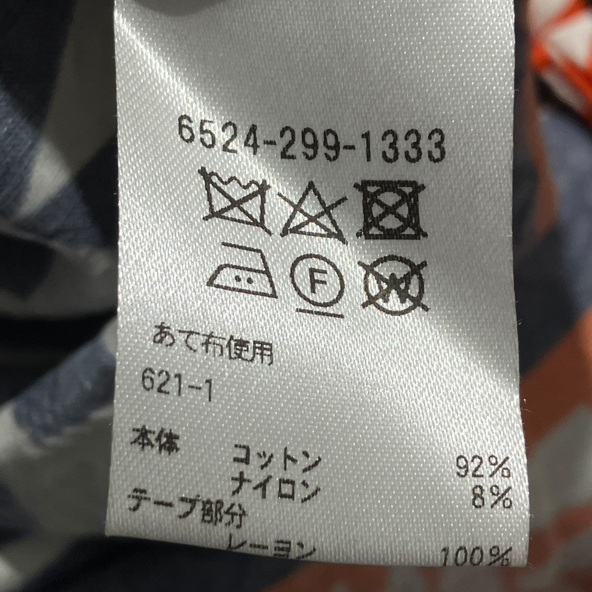 コットンテープギャザーロングスカート6524-299-1333
