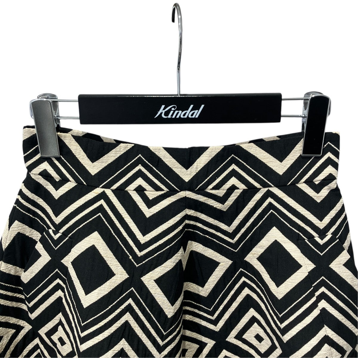 Geometric-Jacquard Pleated Skirt幾何学ロングスカート