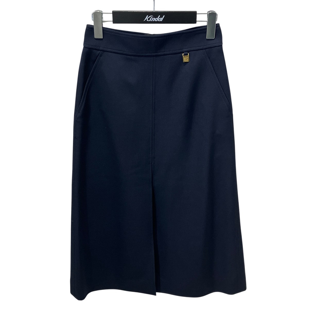 LOUIS VUITTON スリットロングスカート 古着・中古-1枚目のアイテム画像