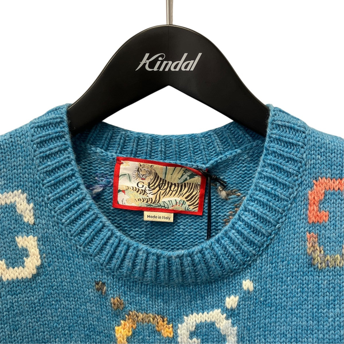 22SSTiger GG Jacquard Wool Sweater長袖ニット684882