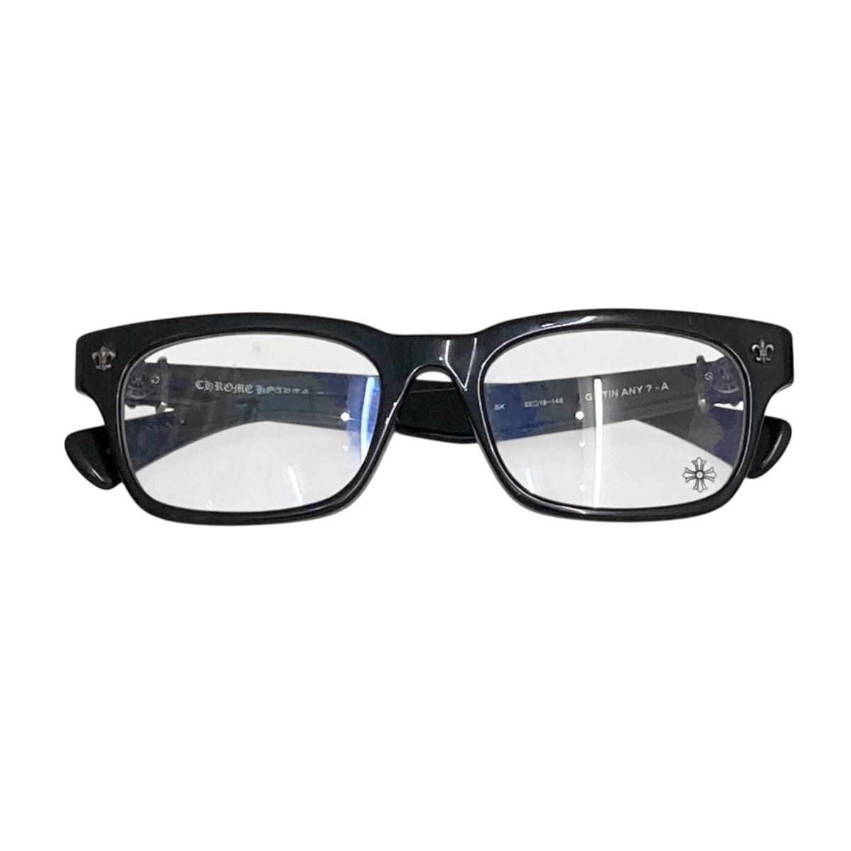 CHROME HEARTS GITTIN ANY？A BSフレアテンプル ウェリントン眼鏡 古着・中古-1枚目のアイテム画像