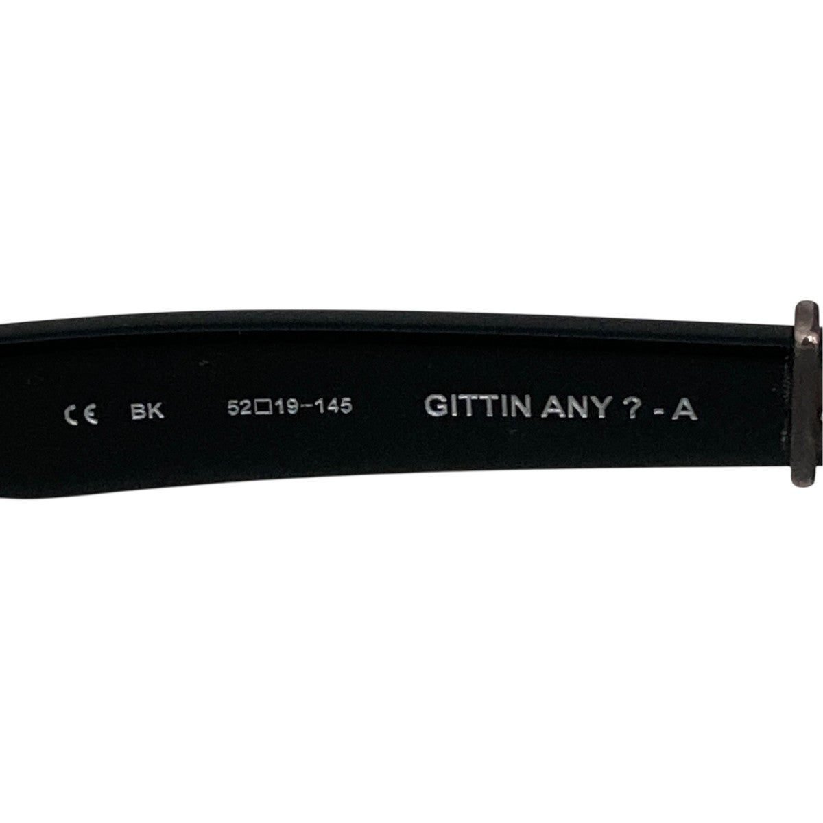 CHROME HEARTS GITTIN ANY？A BSフレアテンプル ウェリントン眼鏡 古着・中古-5枚目のアイテム画像