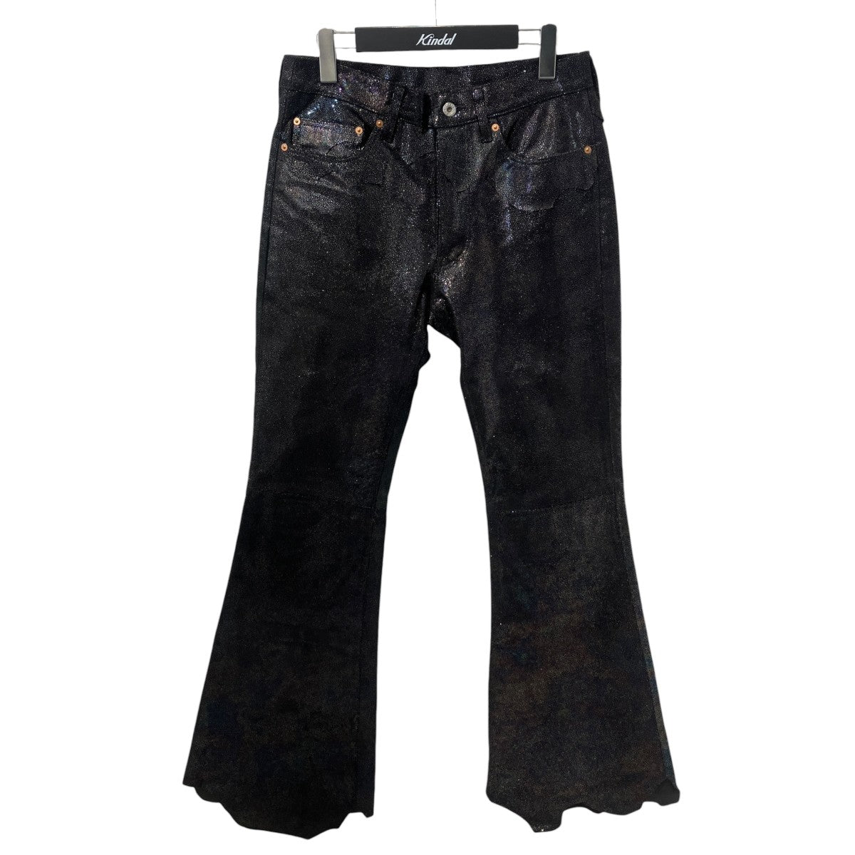AURORA LEATHER FLARED TROUSERSフレアパンツ23AWLA08