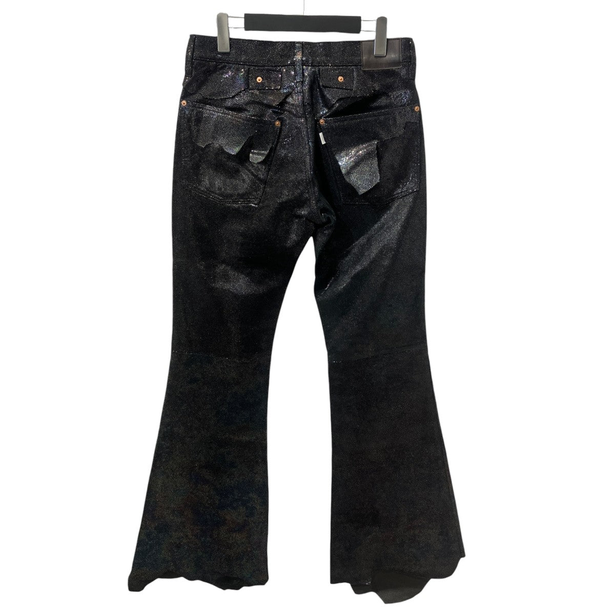 AURORA LEATHER FLARED TROUSERSフレアパンツ23AWLA08
