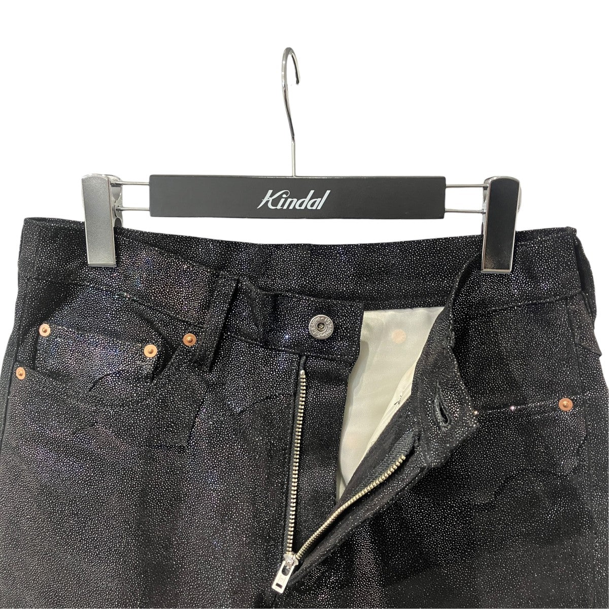 AURORA LEATHER FLARED TROUSERSフレアパンツ23AWLA08