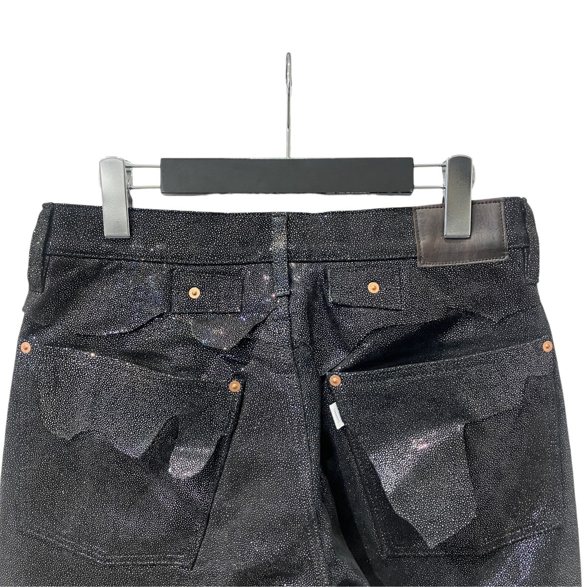 AURORA LEATHER FLARED TROUSERSフレアパンツ23AWLA08