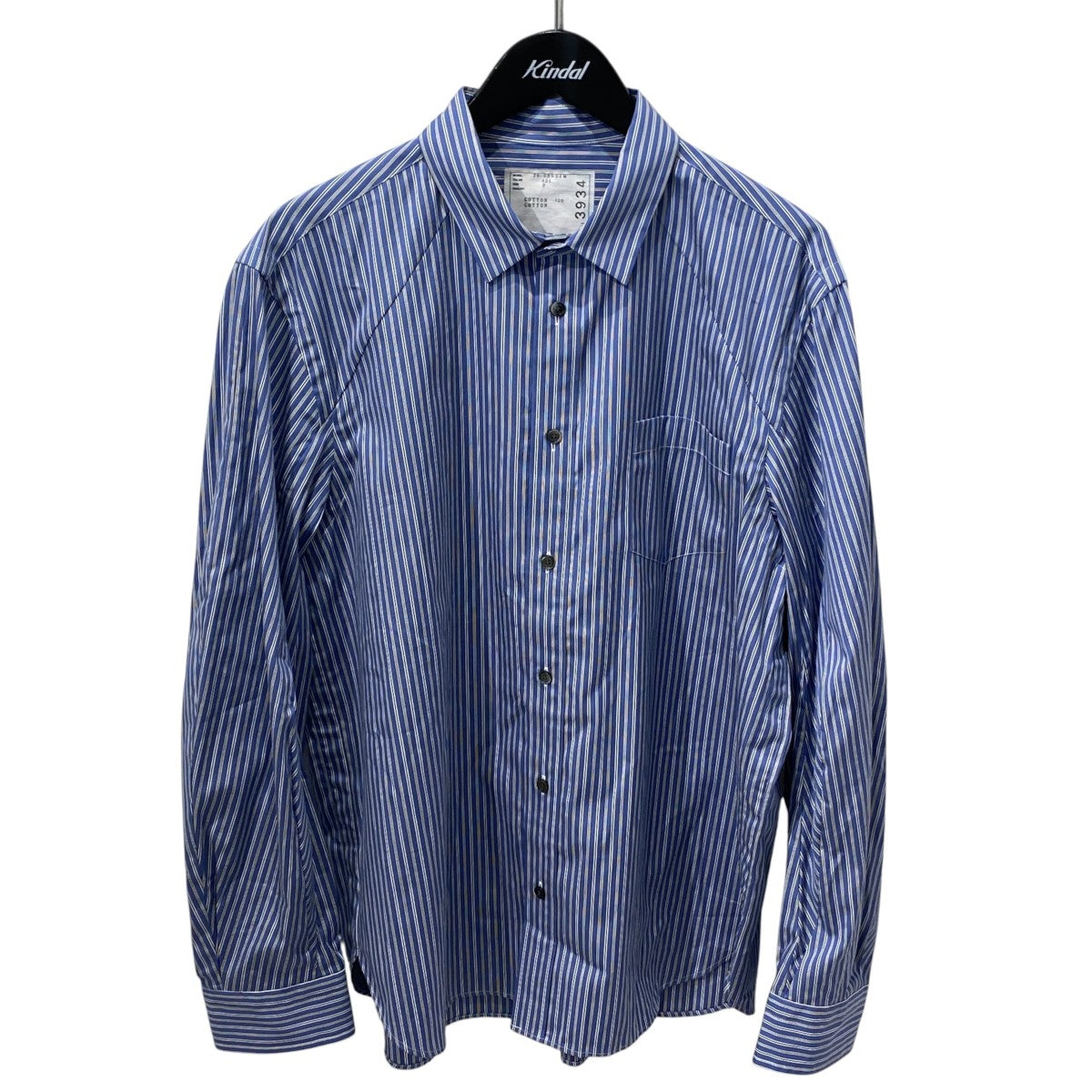 sacai 26SSPoplin Shirtストライプシャツ26-03934M 古着・中古-1枚目のアイテム画像