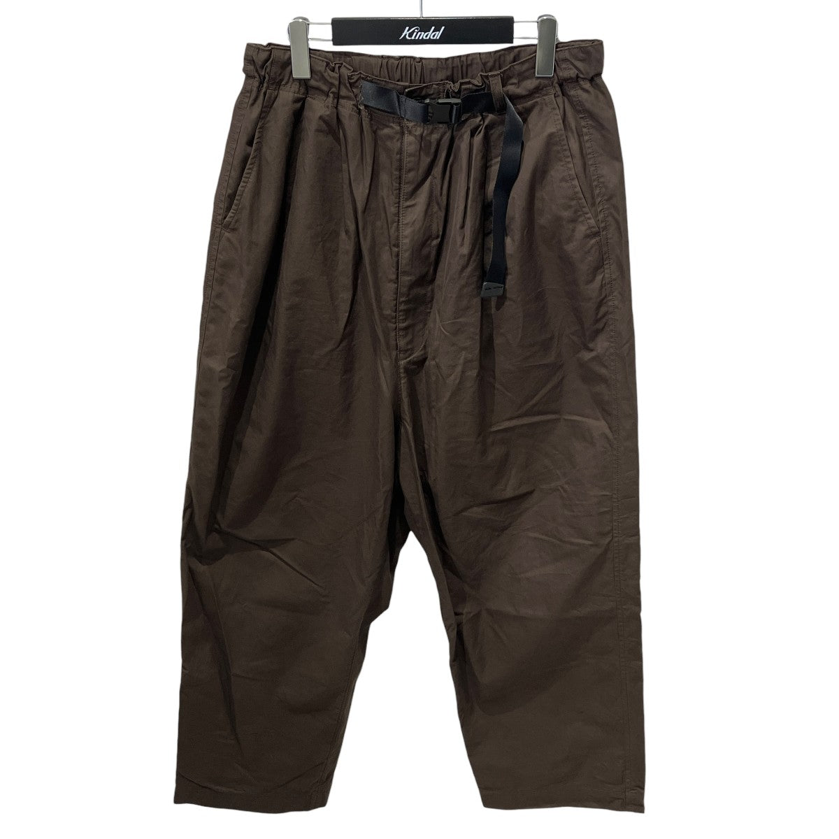 25FWコットンツイルニドム加工2タックパンツHP-P012
