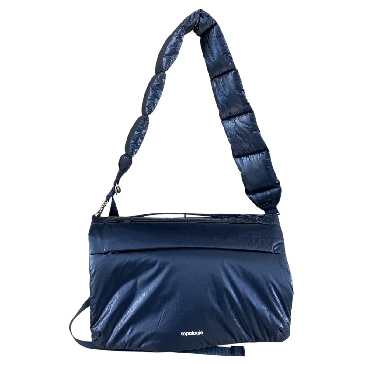 Flat Sacoche Large Marine Blue Metaricショルダーバッグ