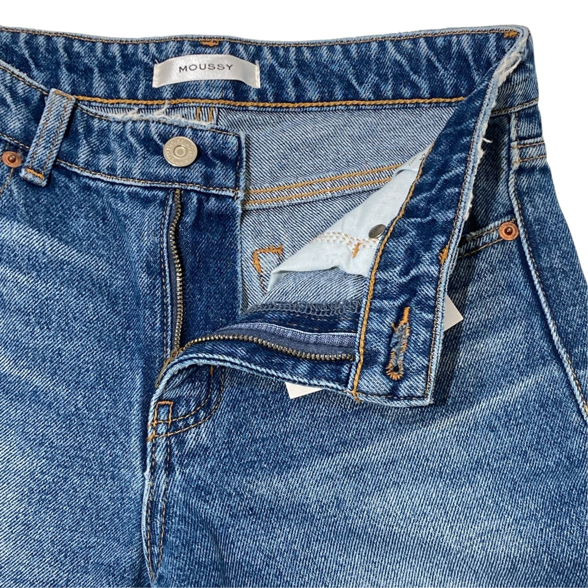 CUT OFF WIDE LEG STRAIGHTデニムパンツ010GSK11-0110