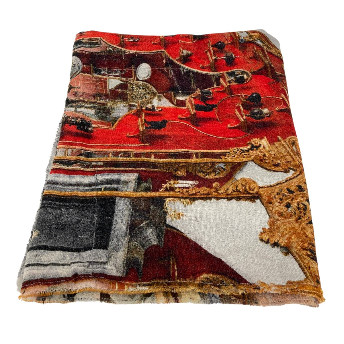 Massimo Listri×Monica Sarti 大判WOOL STOLE大判ストール 古着・中古-1枚目のアイテム画像