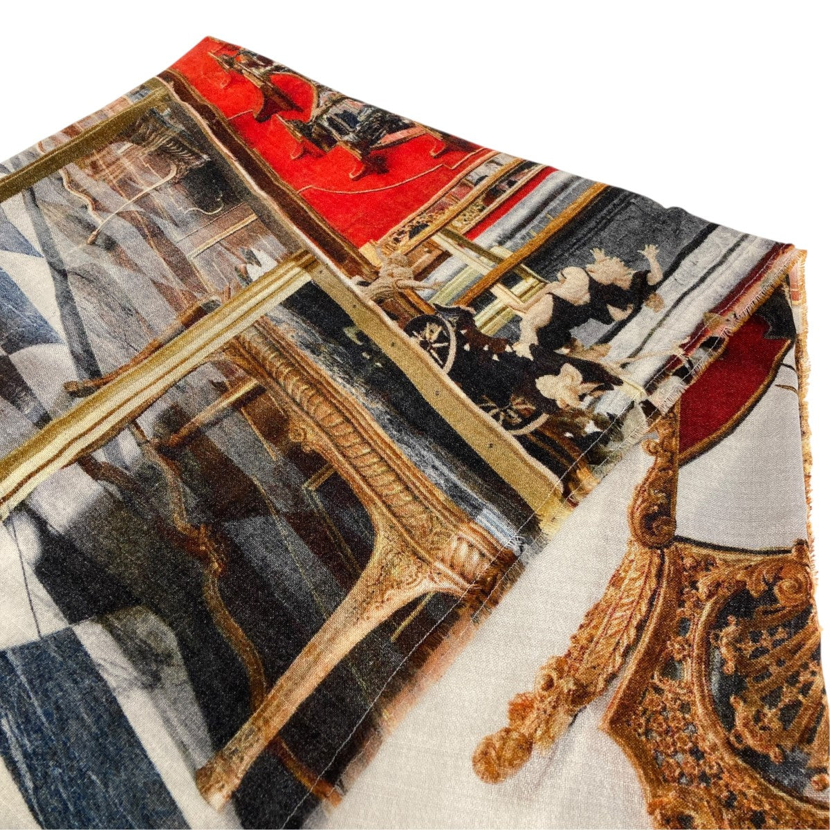 Massimo Listri×Monica Sarti 大判WOOL STOLE大判ストール 古着・中古-3枚目のアイテム画像