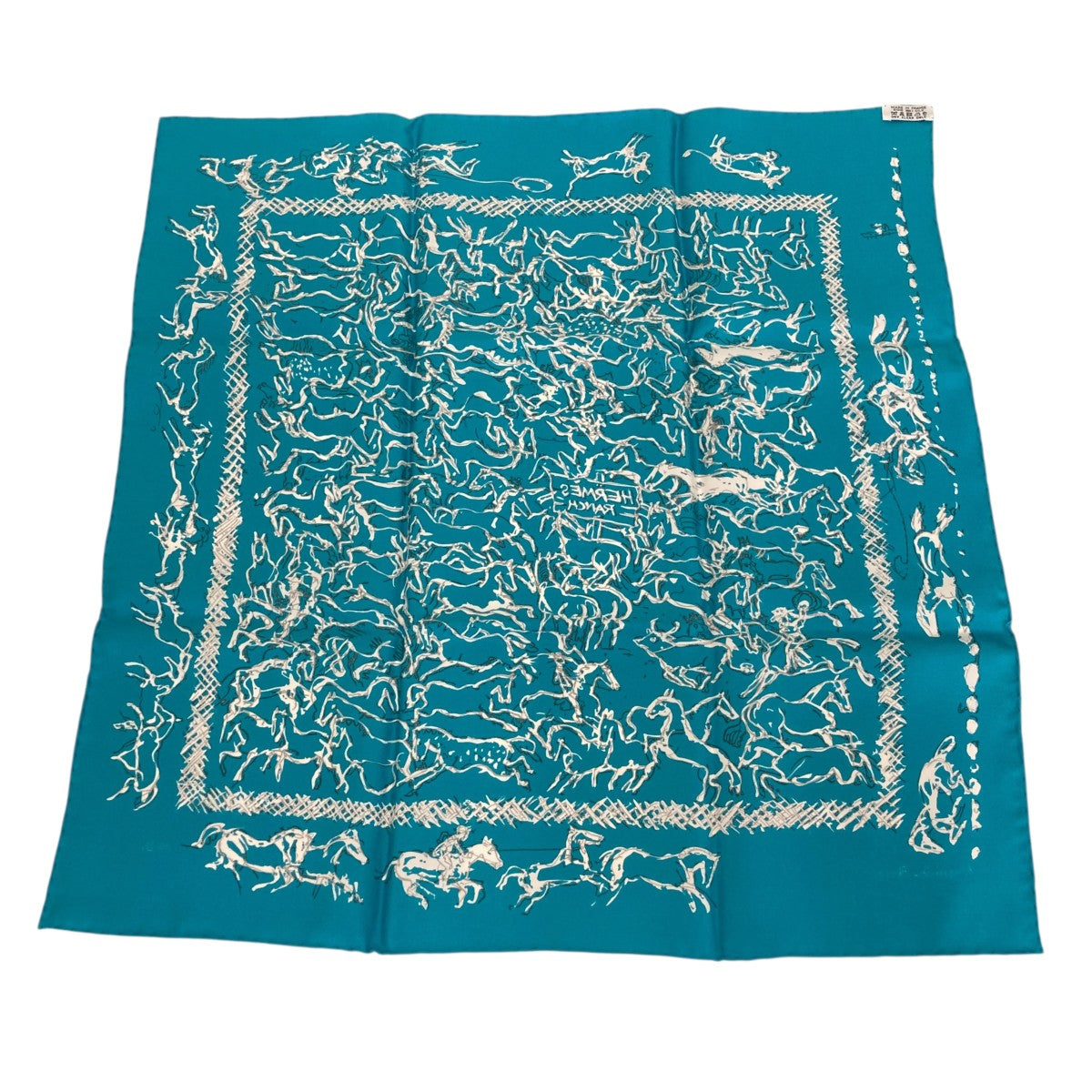 HERMES(エルメス) BANDANA TWILL カレ55スカーフ ブルー｜【公式