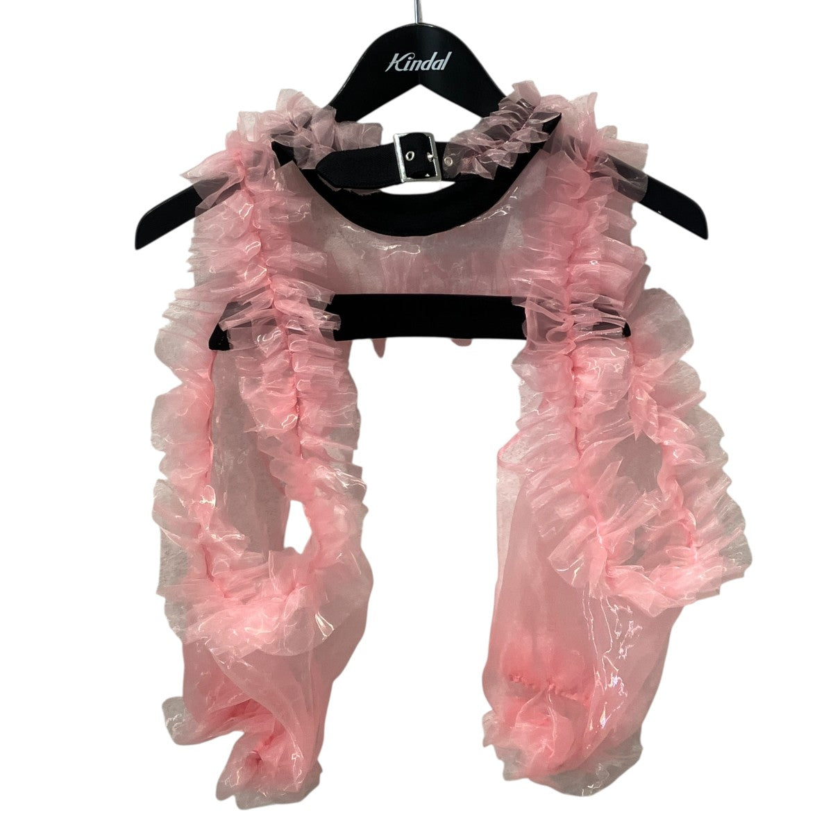 Pink Sheer Tulle Harness Topハーネスベスト3P-V006