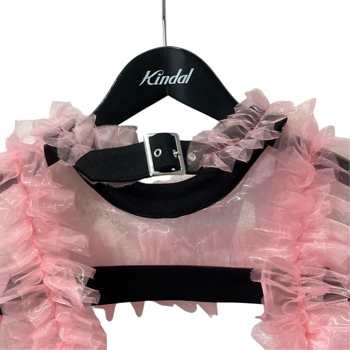 Pink Sheer Tulle Harness Topハーネスベスト3P-V006