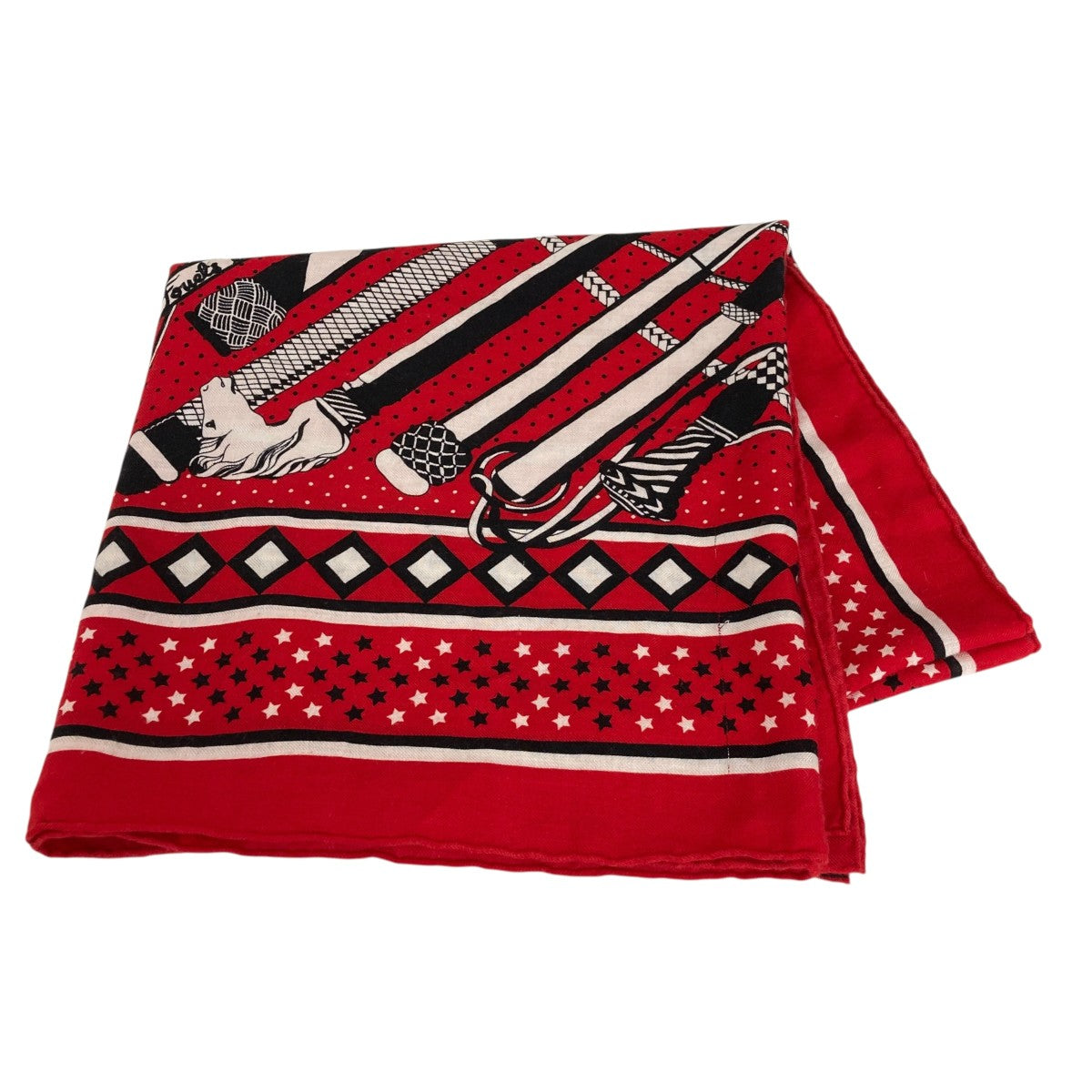 カレ140 FOUETS ET BADINES BANDANA鞭とグリップ・バンダナスカーフ