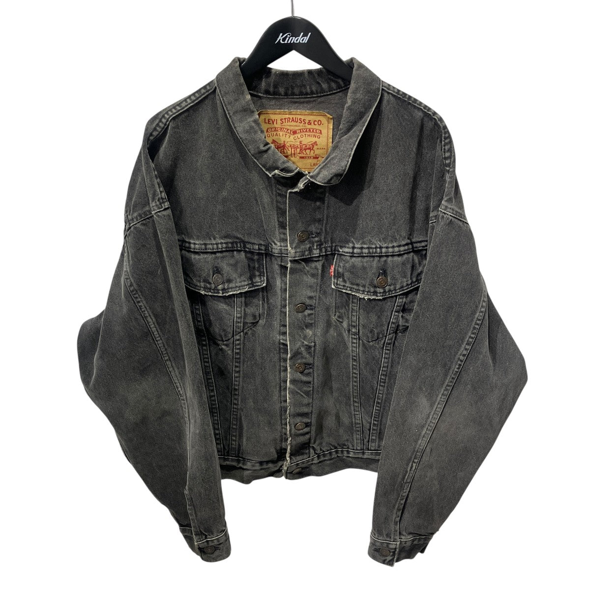 LEVI’S 00sUSA製 サルファブラックデニムジャケット70598-4159 古着・中古-1枚目のアイテム画像