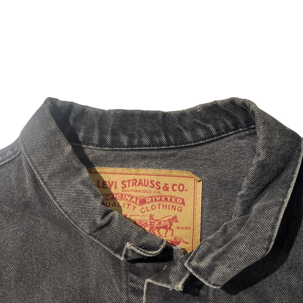 LEVI’S 00sUSA製 サルファブラックデニムジャケット70598-4159 古着・中古-6枚目のアイテム画像