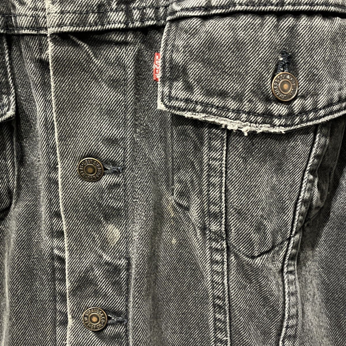 LEVI’S 00sUSA製 サルファブラックデニムジャケット70598-4159 古着・中古-7枚目のアイテム画像
