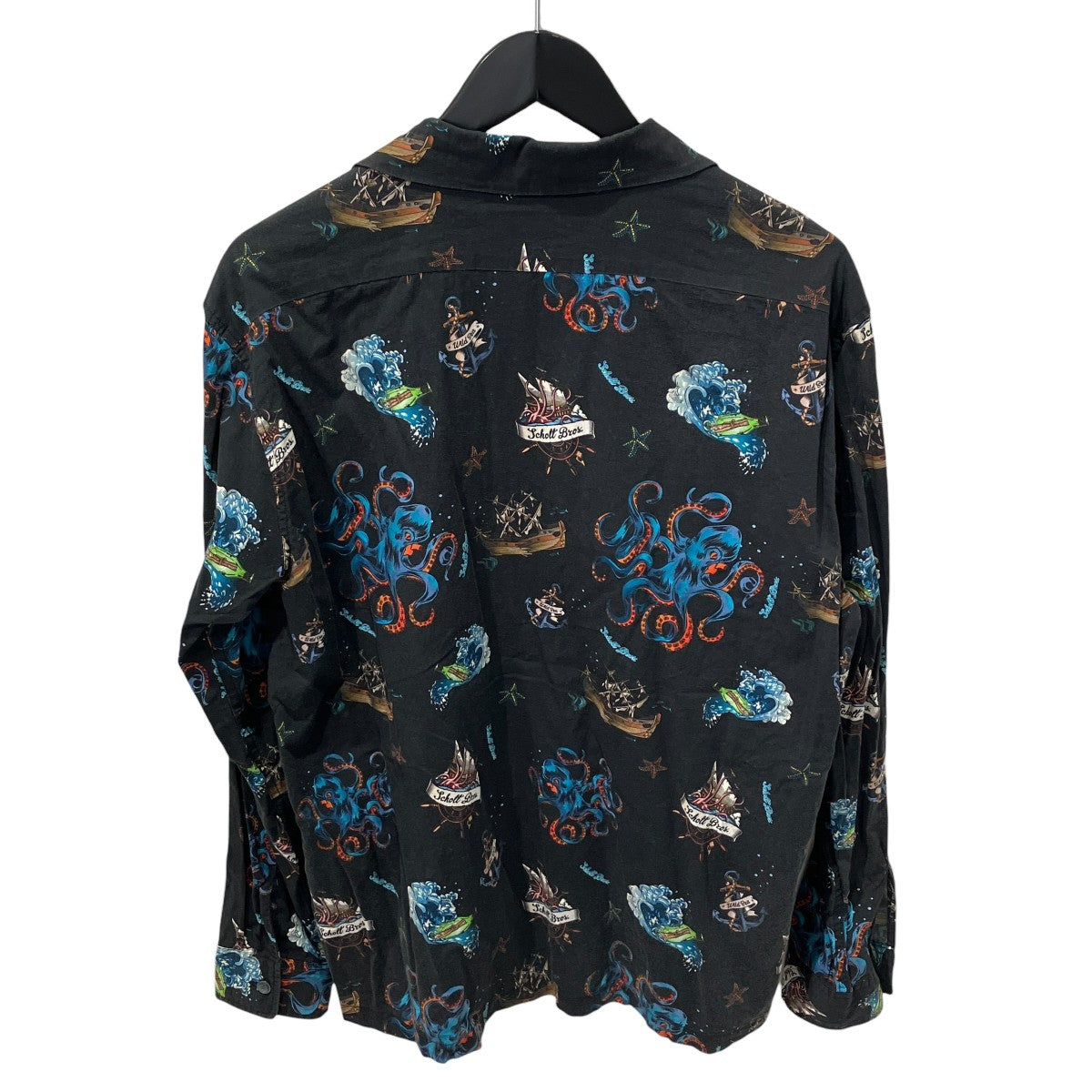 L／S HAWAIIAN SHIRT KRAKENオープンカラーシャツ3115075