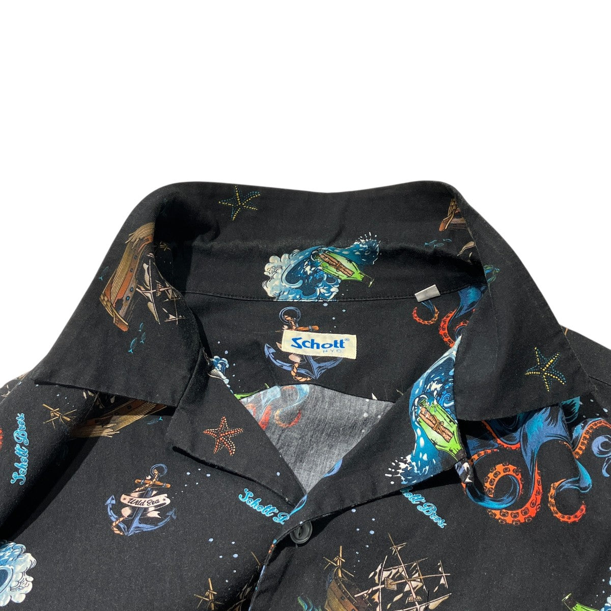 L／S HAWAIIAN SHIRT KRAKENオープンカラーシャツ3115075