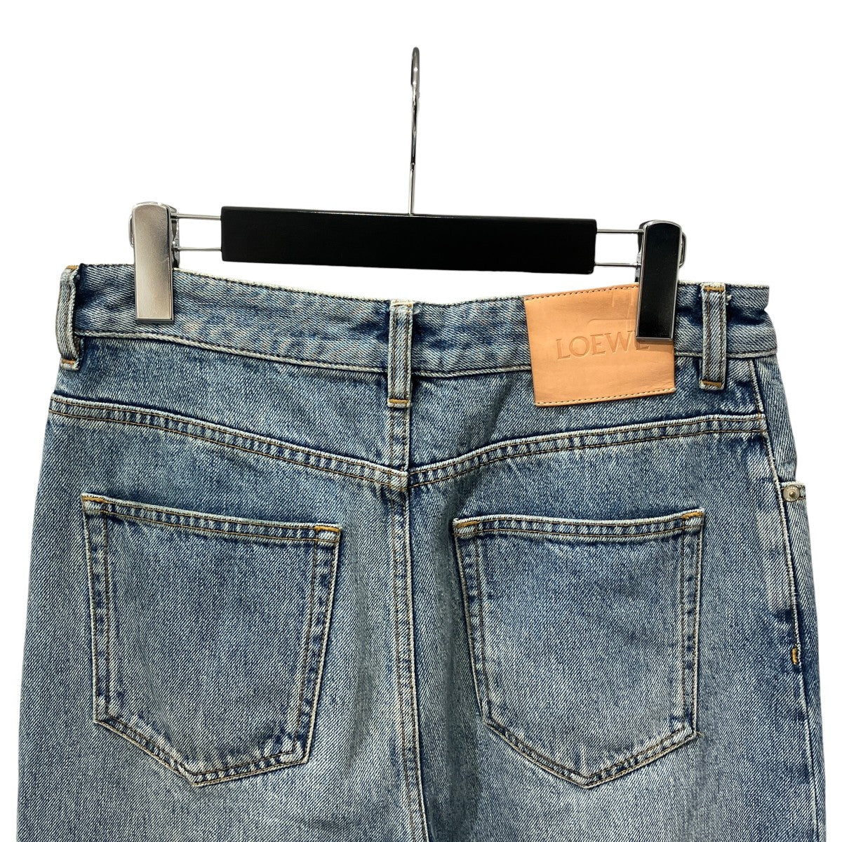 LOEWE HIGH WAISTED JEANSデニムパンツS540Y11X65 古着・中古-4枚目のアイテム画像