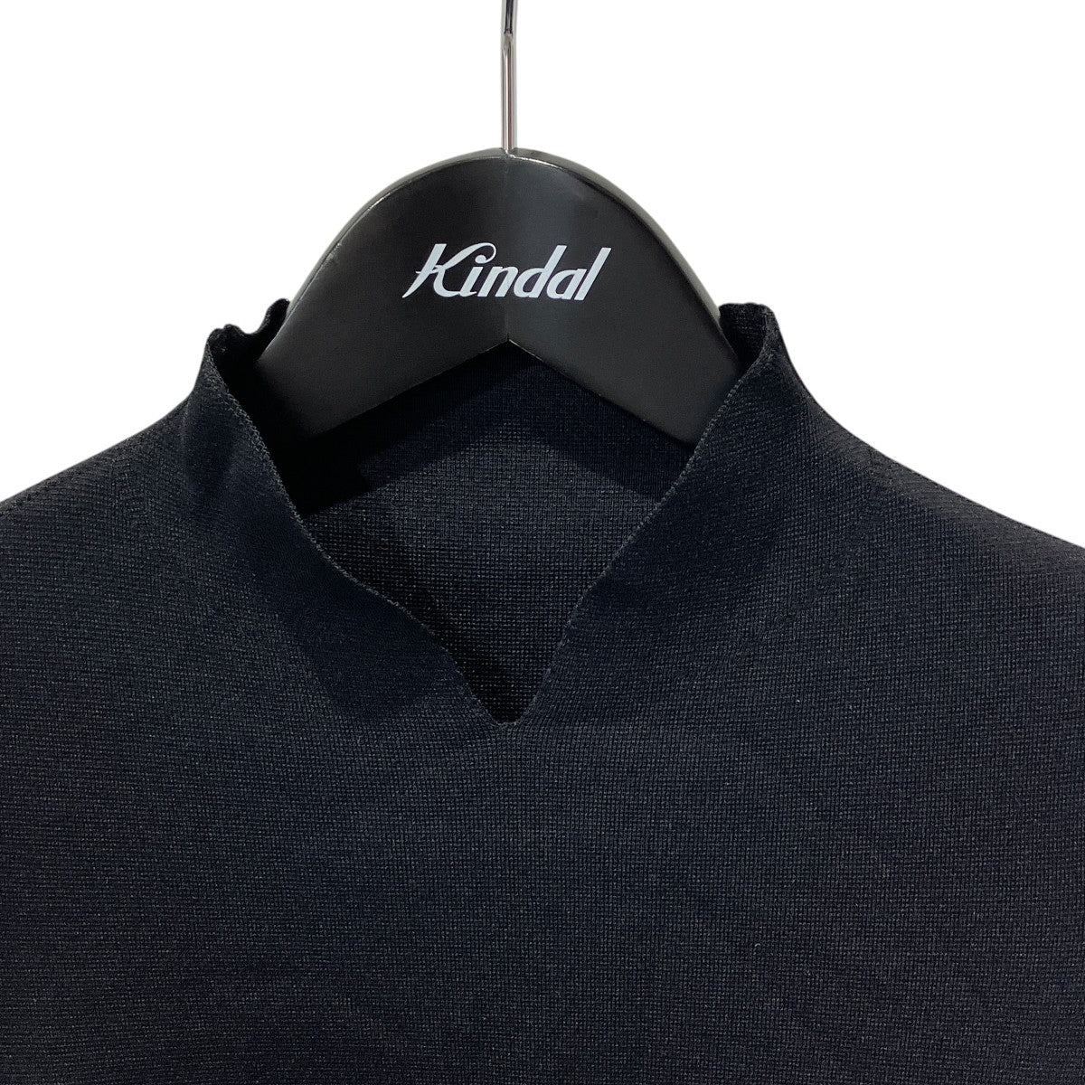 25SSAsymmetric Neck Knitted Top半袖ニットMM25SS-KN089