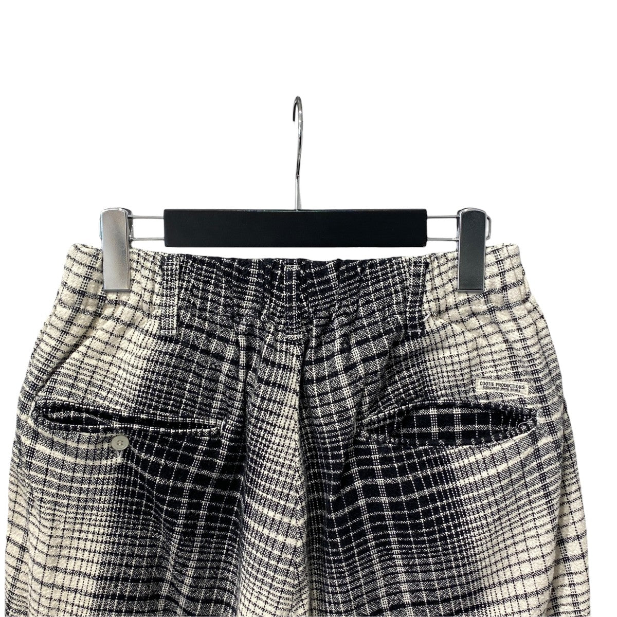 Ombre Check 2 Tuck Easy Pantsチェックイージーパンツ